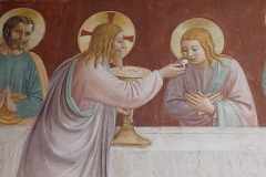 Museo-di-San-Marco-Beato-Angelico-La-comunione-degli-Apostoli-1440-1443-particolare