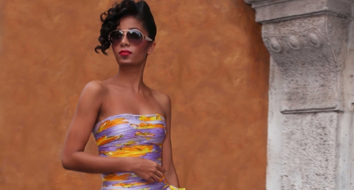 Moda. Michele Miglionico veste Miss Seychelles 2012   