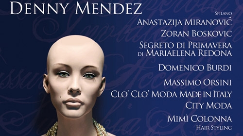 Michele Miglionico. Alta moda e “Medit summer fashion”. Presenta Denny Mendez