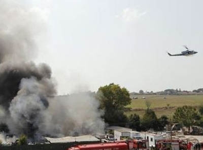 Incidente aereo vicino Ciampino. Cade un Cessna, morti i due piloti