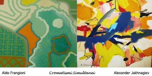 Cromatismi simultanei. Una mostra di Aldo Frangioni e Alexander Jakhnagiev