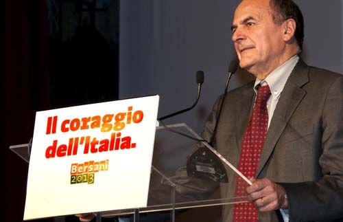 Pierluigi Bersani. Attimi di una vittoria annunciata