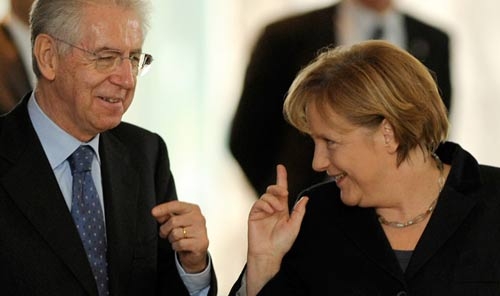 Monti confessa. Corpo a corpo con Merkel. Figurarsi le scintille