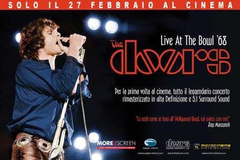The Doors: “Live at the Bowl”. Il 27 febbraio il mitico concerto in 300 sale cinematografiche italiane