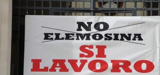 Palermo. Edili disoccupati  in marcia per il lavoro