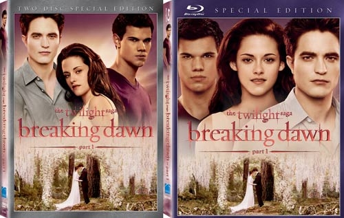 Twilight Breaking Dawn 2. BD, DVD e countdown