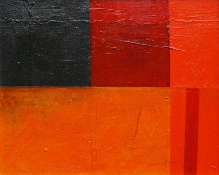 Il bianco, il nero, i rossi e gli ori nella fantasia pittorica di Marco Bianchi