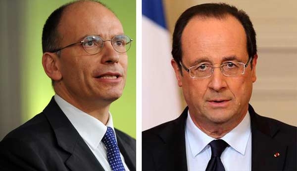 Letta, Hollande e il ruolo della sinistra