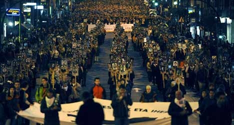 Bilbao, in 100.000 per manifestare per i detenuti dell’Eta