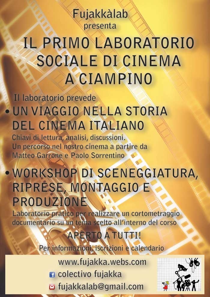 A Ciampino parte il laboratorio sociale di cinema