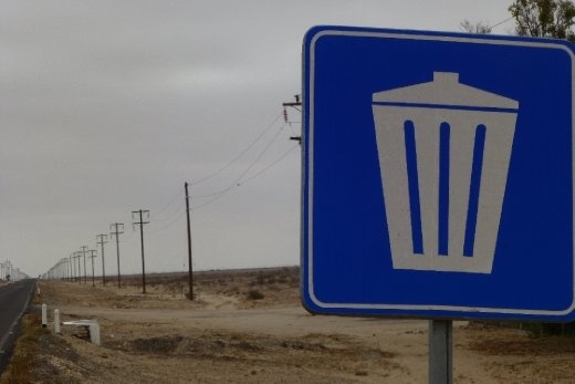 Usa. Deserto di sale nel New Mexico, una tomba di rifiuti nucleari