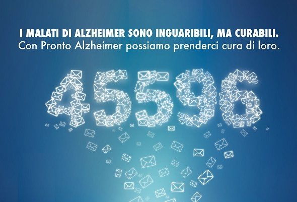 2-16 febbraio 2014: SMS solidale al 45596 a favore di Pronto Alzheimer