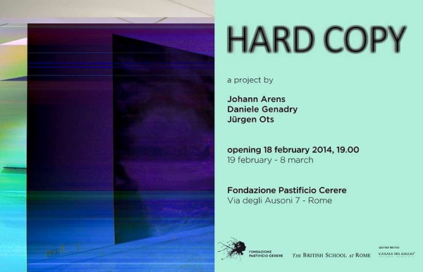 Fondazione Pastificio Cerere. Hard Copy dal 19 febbraio all’8 marzo 2014