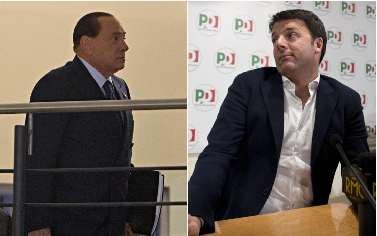 Vergogna, il pregiudicato ordina, Renzi si accuccia