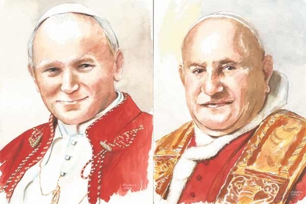 Canonizzazione. Papa Giovanni XXIII e Papa Giovanni Paolo II sono santi.  LA DIRETTA