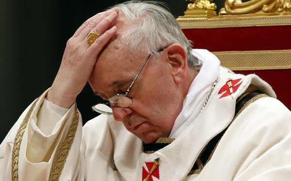 Papa, l’Italia non ceda al catastrofismo