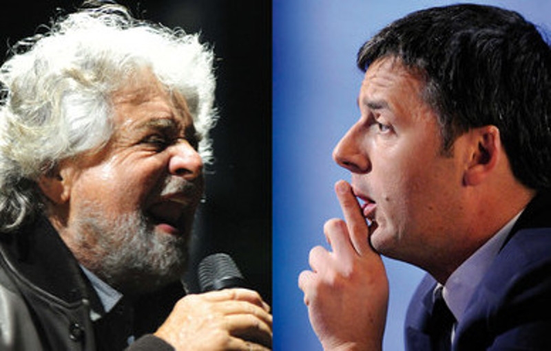 Europee. La sfida all’ultimo voto tra Renzi e Grillo