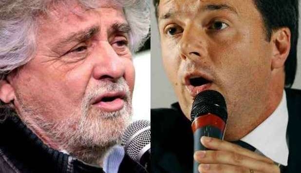 Renzi contro Grillo: “Il tempo dei pagliacci è finito”