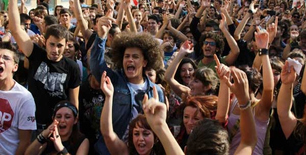 Studenti in piazza contro il numero chiuso e il test  di accesso all’università