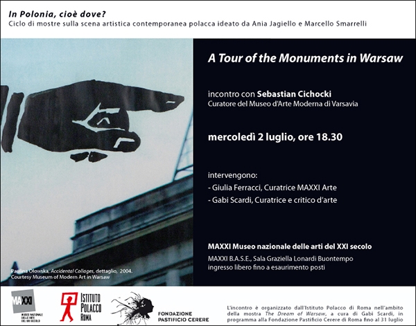 MAXXI. A Tour of the Monuments in Warsaw, mercoledì 2 luglio