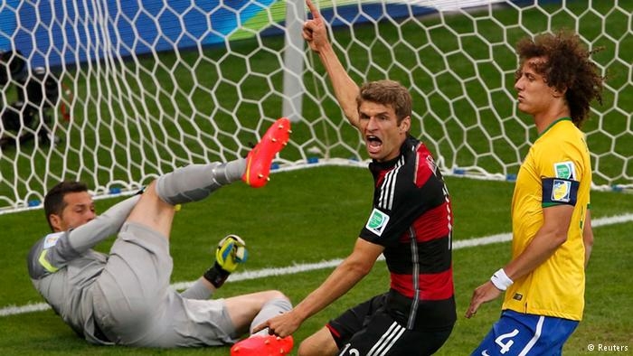 Germania, eclatante qualificazione(7-1). Brasile fuori dal mondo