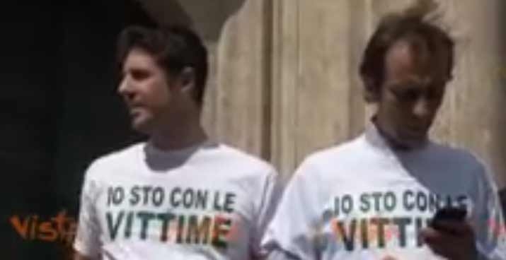 Montecitorio. la Lega protesta contro il decreto carcere. IL VIDEO