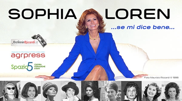 Archivio Riccardi.  Sophia Loren in mostra fino al 10 ottobre