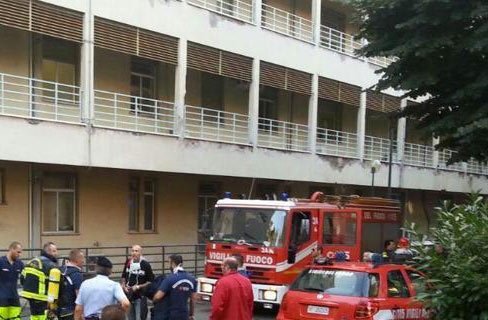 Incendio al Policlinico Umberto I di Roma, nessun ferito