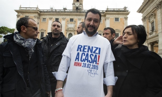 Lega. Migliaia in piazza a Roma con Salvini