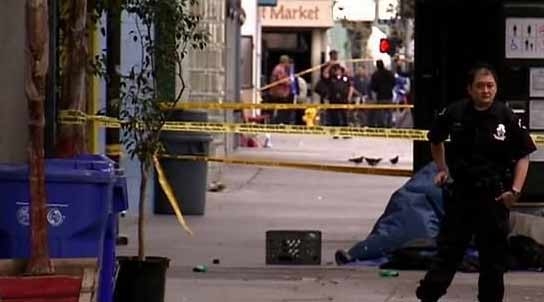 Usa. A Los Angeles polizia spara e uccide senzatetto. VIDEO