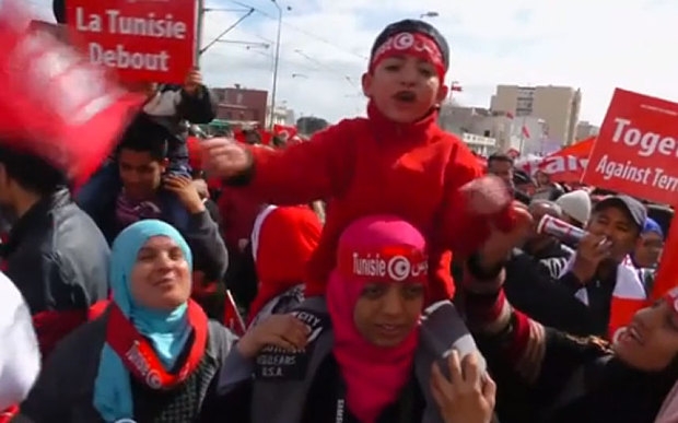 Tunisi unita marcia contro il terrorismo