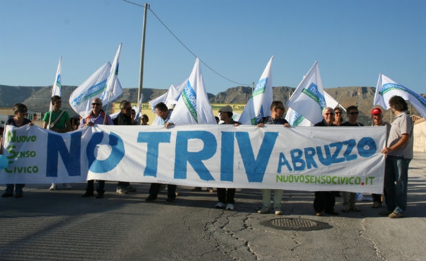 No alle trivelle, grande mobilitazione in Abruzzo