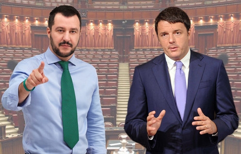 Salvini sfida Renzi a duello televisivo