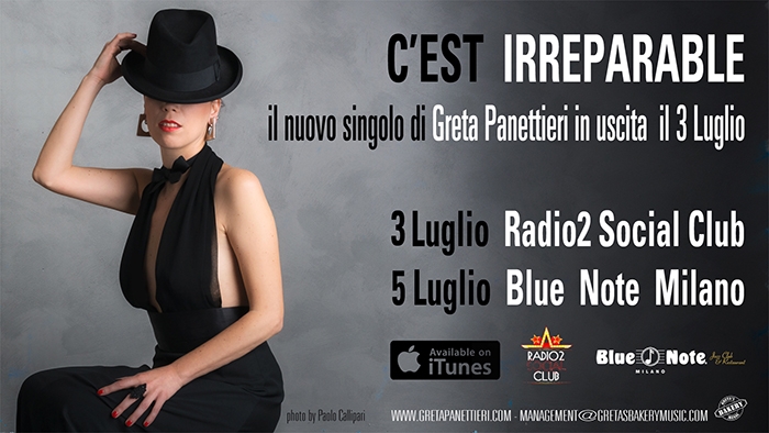 Greta Panettieri: un ponte tra Mina e Dalida con il nuovo singolo “C’est irreparable”