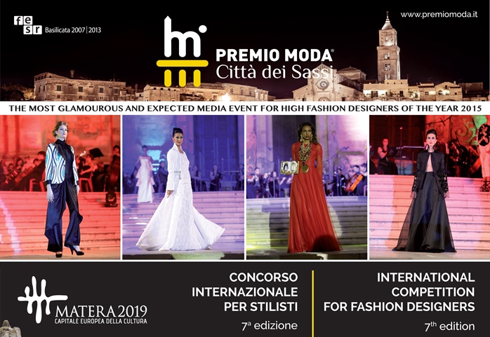 Moda. Premio Città dei Sassi a Matera 11 giugno