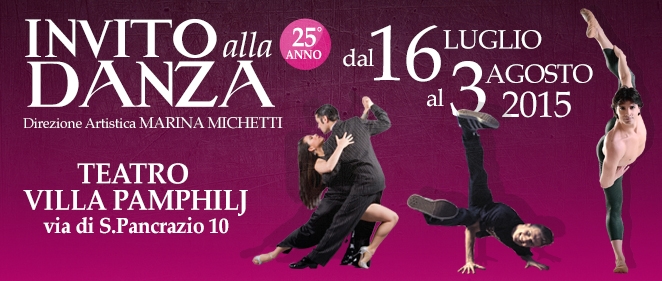 Invito alla danza. L’ultimo Rifugio, martedì 21 luglio Teatro Villa Pamphilj