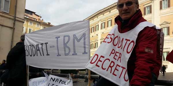 La protesta degli esodati a Montecitorio. Incognita pensioni