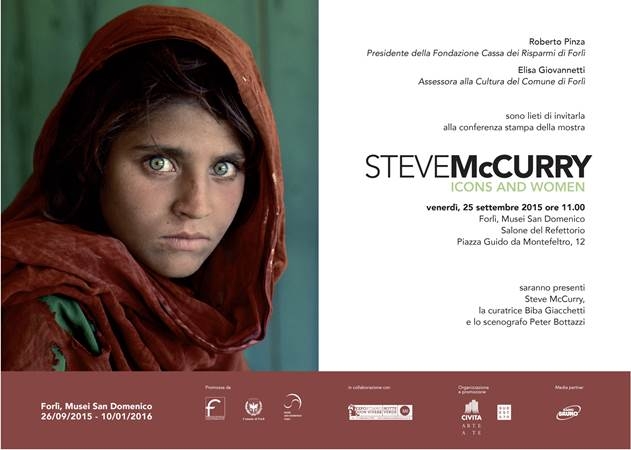 Fotografia. Icons and Women, Steve McCurry a Forlì 26 settembre 2015  – 10 gennaio 2016
