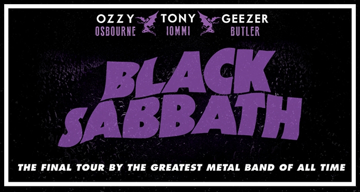 Black Sabbath. The End, l’ultimo tour della band. 13 giugno 2016 Arena di Verona
