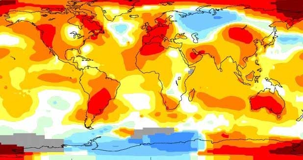 2015: l’anno più caldo del decennio