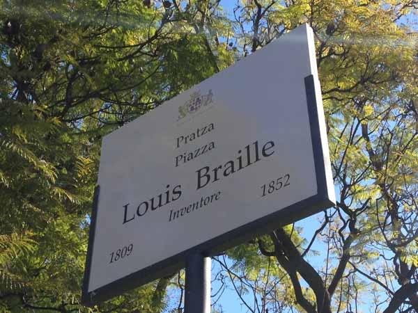 IX Giornata Nazionale del Braille: Cagliari intitola una piazza a Louis Braille