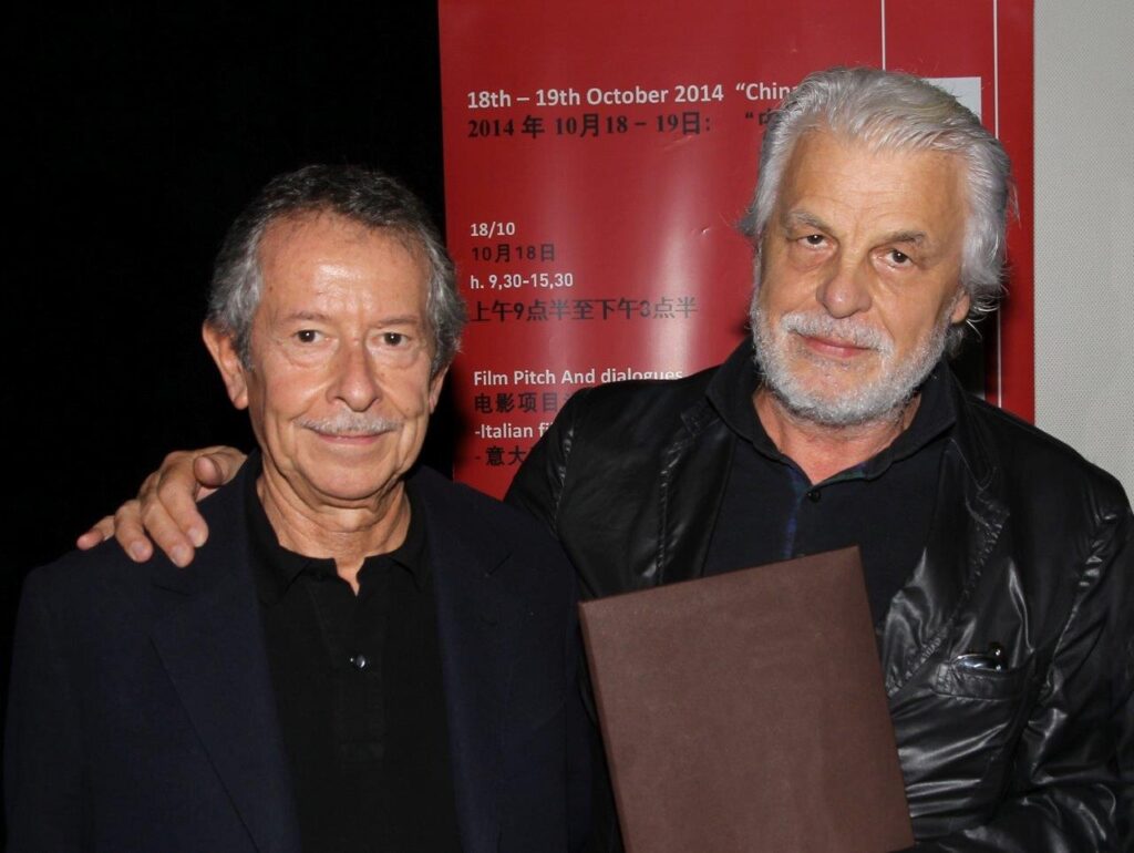 Michele Placido assegna il Cinecibo Award a Riccardo Tozzi come produttore della stagione