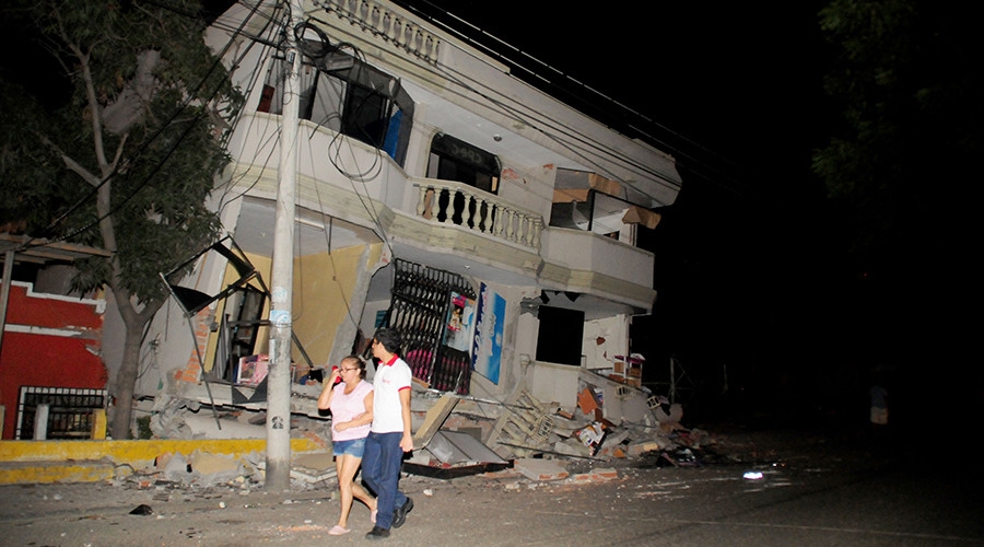 Terremoti: Ecuador, tantissimi intrappolati sotto macerie