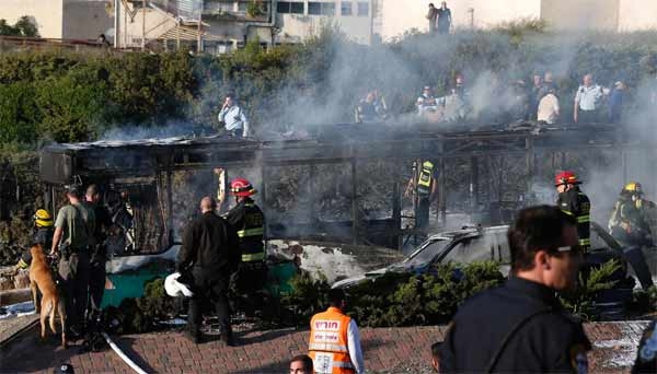 Israele. Esplode bus a Gerusalemme, 15 feriti