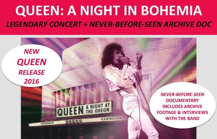 Cinema. “Queen A night in Bohemia” con poster di Freddy Mercury in edizione limitata