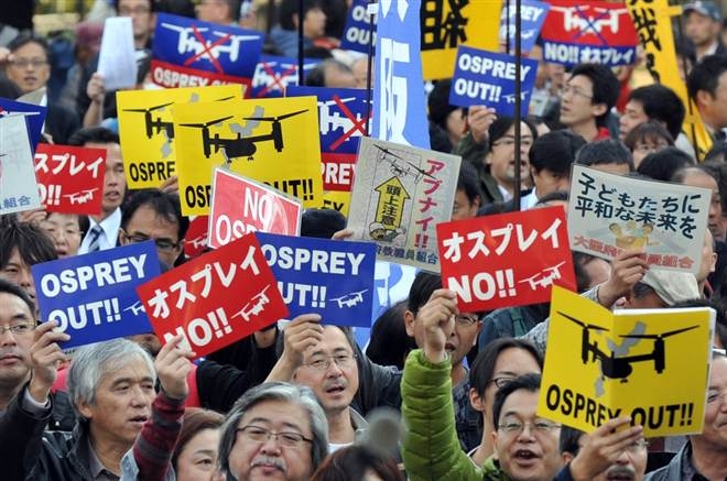 Scoppiano le proteste  contro le basi Usa e gli stupri a Okinawa