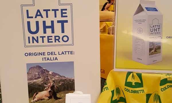 Coldiretti, storico via libera del latte Made in Italy