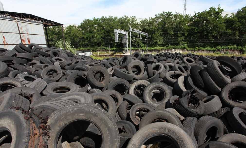 Dal 2013 rimosse 16 tonnellate di pneumatici abbandonati