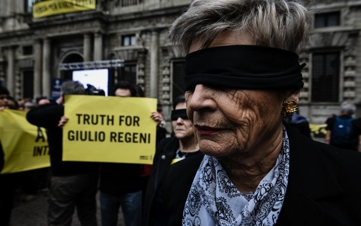 Migliaia in piazza per chiedere la verità su Giulio Regeni