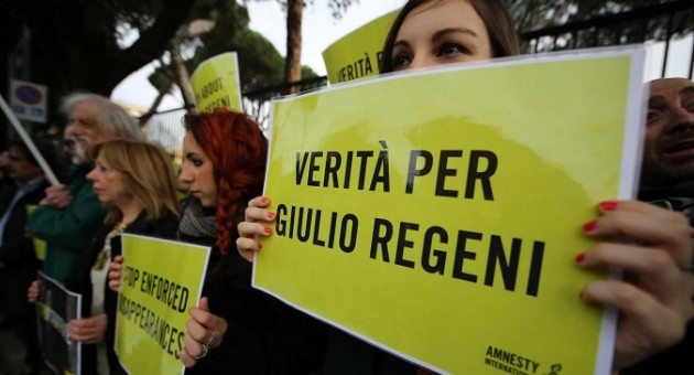 L’Italia chiede la verità per Giulio Regeni